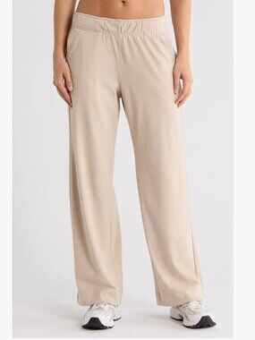 90 Degree By Reflex Daisy Marked Wide Leg Pants - XL- Ivory Cream- NWT!